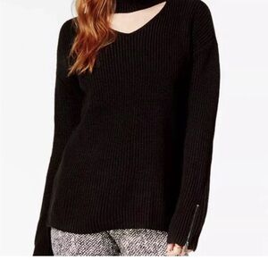 Bar III women black wool sweater, size S, excellent condition